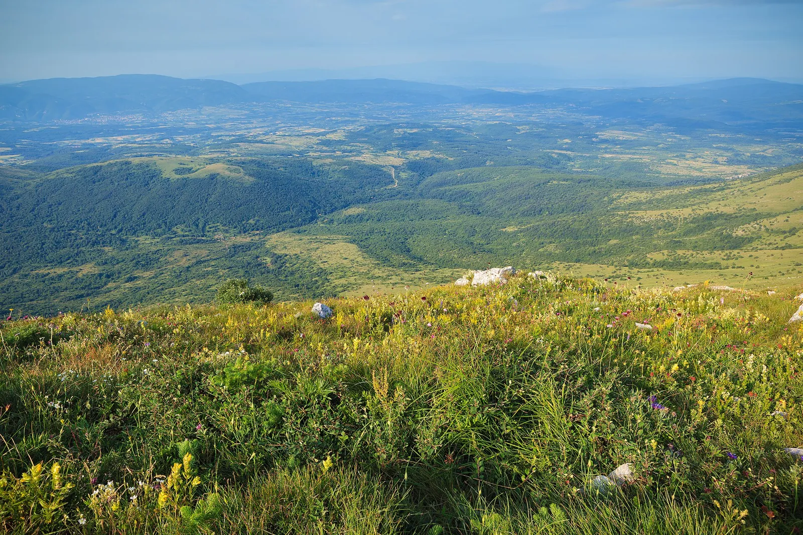 Pogled sa vrha Šiljak na okolinu